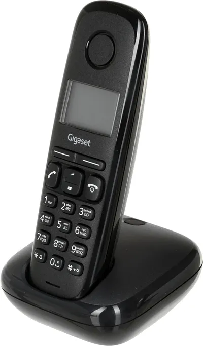 L36852-H2802-M201 Р/Телефон Dect Gigaset A170 DUO черный (труб. в  компл.:2шт)  АОН