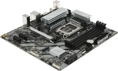 Материнская плата Gigabyte B860M D3HP, Socket 1851, Intel®B860, 4xDDR5-6400, HDMI+DP, 1xPCI-Ex16, 2xPCI-Ex1, 4xSATA3(RAID 0/1/5/10), 2xM.2, 8Ch Audio, GLan, (2+4)xUSB2.0, (3+2)xUSB3.2, (0+1)xUSB Type-C™, 1xPS/2, mATX, RTL bp (B860M D3HP плохая упаковка)