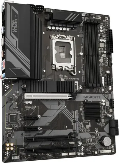 Материнская плата Gigabyte - Z790 D, ATX, Intel Z790, 1xLGA 1700, 4xDDR5 до 192ГБ, audio, M.2, HDMI, DP, 1xPS/2, 4xSATA, 2xUSB2.0, 4xUSB3.0, 1xUSB3.1, 1xUSB3.1 Type C, Z790 D