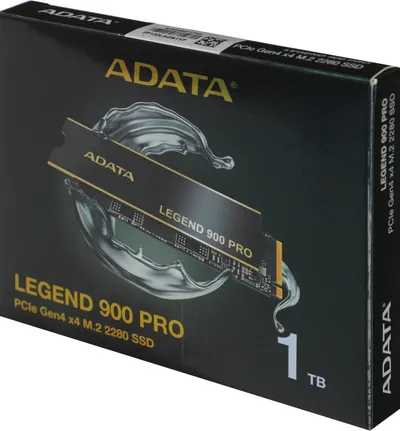 Твердотельный диск 1TB A-DATA LEGEND 900 PRO, M.2 2280, PCI-E 4x4, [R/W -7400/6000 MB/s] 3D-NAND (Works with PS5)