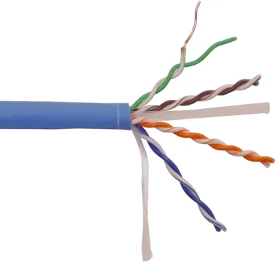 LANMASTER Кабель информационный LAN-6EUTP-HFLT-BL кат.6 UTP 4 пары 23AWG LSZH внутренний 305м синий