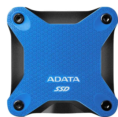 Внешний накопитель External SSD ADATA 512GB USB 3.2 Gen 2 (USB 10Gbps) R550/W480MB/s 3D NAND COLOR BOX blue