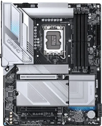Материнская плата Gigabyte - B860 GAMING X WIFI6E, mATX, Intel B860, 1xLGA 1851, 4xDDR5 до 256ГБ, 1x2.5GbE, audio, M.2, Wi-Fi, Bluetooth, HDMI, DP, 4xSATA, 5xUSB2.0, 3xUSB3.2, B860 GAMING X WIFI6E