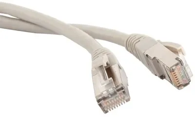 Патч-корд LANMASTER - TWT, UTP, кат. 6, 2 x RJ-45, RJ-45 - RJ-45, ПВХ, серый, 5 м, с заливными колпачками, TWT-45-45-5.0/6-GY