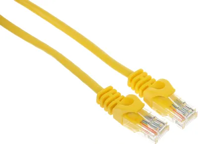 Патч-корд ITK PC05-C5EU-3M-G, кат.5e U/UTP, 3м, желтый