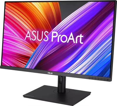 Монитор Asus - PA328QV, 31.5", 16:9, IPS, 5 мс, 350cd/m², 1000:1, 2560x1440 (WQHD), 75 Гц, 2x HDMI, 1x DP, HAS, Pivot, speakers, цвет чёрный, 90LM00X0-B02370