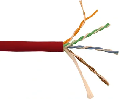 Кабель LANMASTER LAN-5EUTP-PT-LSZH-RD, кат.5E UTP, 305м, LSZH, красный