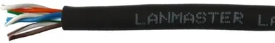 Кабель Lanmaster LAN-5EUTP-HFLT-BK, кат.5E, UTP, 305 м, черный