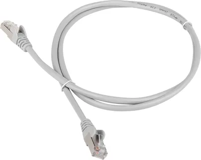 Патч-корд Lanmaster TWT-45-45-1.0/S6-GY, FTP Cat.6, 1м