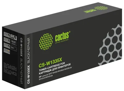 Картридж лазерный CACTUS CS-W1335X (W1335X) черный ((13700стр.) для HP LJ MFP M438n/M438dn/M438nda/M442) (CS-W1335X)