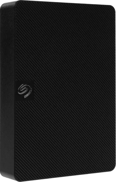 Внешний диск HDD Seagate - Expansion Portable, 5 ТБ, 2.5", USB Type A, Питание по USB, чёрный, STKM5000400