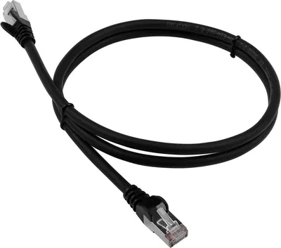 Патч-корд LANMASTER - LAN-PC45, FTP, кат. 6, 2 x RJ-45, RJ-45 - RJ-45, LSZH, чёрный, 3 м, LAN-PC45/S6-3.0-BK