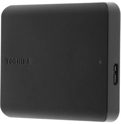 Внешние HDD и SSD/ Portable HDD 1TB Toshiba Canvio Basics 2022 (Black), USB 3.2 Gen1, 109x78x14mm, 149g /12 мес./