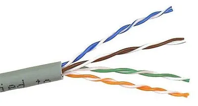 Кабель информационный Lanmaster TWT-5EUTP-XS кат.5е U/UTP не экранированный 4X2X25AWG  PVC  внутренний  305м серый