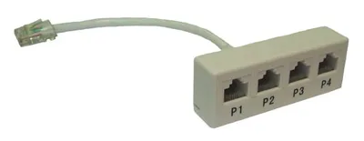Адаптер-Y LANMASTER TWT-Y-1P4, 4 параллельных порта