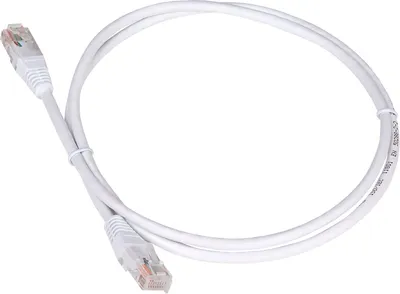 Патч-корд Lanmaster TWT-45-45-1.5-WH, UTP, кат.5e, RJ-45, 1.5м