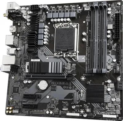 Материнская плата Gigabyte B760M DS3H AX DDR4, LGA1700, B760, 4xDDR4, 2xM.2, WiFi