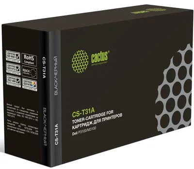Картридж лазерный Cactus CS-T31A, черный, 2000 стр., для Deli P3100/M3100