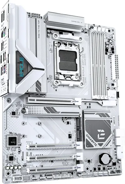 Материнская плата Gigabyte B850 EAGLE WIFI7 ICE (B850 EAGLE WF7 ICE), AM5, DDR5, Wi-Fi 7, ATX