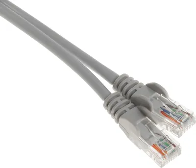 Патч-корд Lanmaster LAN-PC45/U5E-1.5-GY, UTP Cat.5e, 1.5м, RJ45, серый
