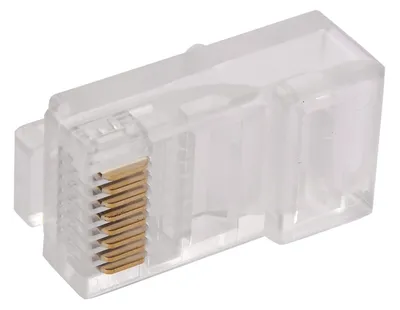 CS3-1C5EU Разъём ITK RJ45(8p8c) кат. 5е неэкр. со вставкой для кабеля 20 шт цвет: прозрачный