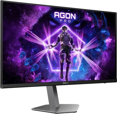Монитор 26.5" AOC AGON AG276QZD2  QD-OLED, 2560x1440, 240Hz, 0,03ms, 1000сd/m, 1500000:1, HDR10 | 2xHDMI(2.1), 2xDP(1.4), 2xUSB 3.2 | HAS, Pivot, Swivel, ExPSU, Speakers, Vesa 100, Black/Grey