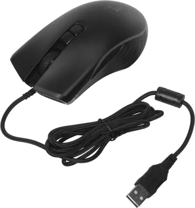 FORGE GM300 - Мышь MSI FORGE GM300 USB2.0/RGB/7 кн./DPI 1200-7200/Вес 118г./Кабель 1.5м./Черный