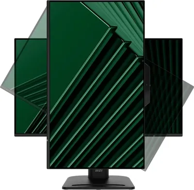 Монитор 27" MSI PRO MP272PMG IPS 1920x1080, 120 Гц, 4 мс (GtG), 16:9, 300 кд/м², HDMI, DisplayPort 1.2a, VGA, встроенная веб-камера, динамики (2x2 Вт), Flicker Free, Low Blue Light, HDR Ready, CEC, регулировка по высоте, поворотная подставка, портретный режим, подставка для телефона, черный