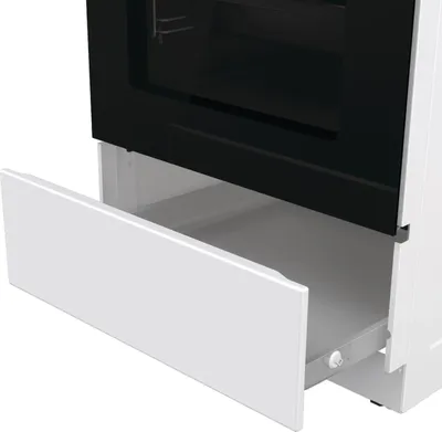 Плита электрическая Gorenje GEC5C61WG белый, конфорок 4 электрических, духовка 70 л, 50 см x 85 см x 59.4 см (без крышки)