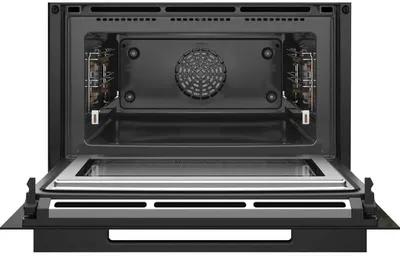 Духовой шкаф Bosch CMG978NB1, встраиваемый, с микроволнами, 45л, пиролиз