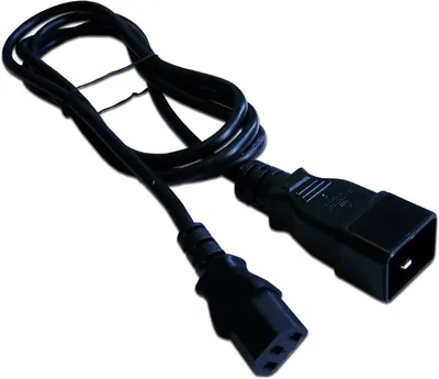 LAN-PP13/20-5.0-BK Шнур для блока питания Lanmaster IEC 60320 С13 вилка IEC 60320 С20 5 м 10А цвет: чёрный