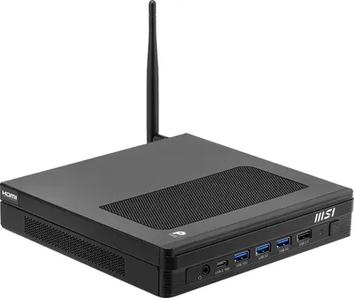 Неттоп MSI - Pro DP10 A14MG-010XRU, Intel Core i5 14400 2500MHz, DDR5 16 ГБ, SSD 512 ГБ, Intel UHD Graphics 730, Wi-Fi, Bluetooth, чёрный, ОС не установлена, Mini PC, 9S6-B21011-010