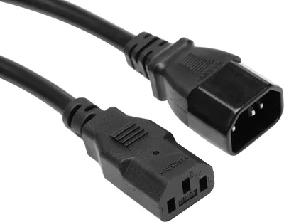Кабель электропитания ITK PDU 3х1,5 2М с разъемами С13-C14 Кабель электропитания PDU 3х1,5 2М с разъемами С13-C14