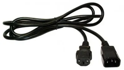 Кабель питания системный блок-монитор Lanmaster LAN-PP13/14-10-BK (C13-C14, 3х0.75мм?, 250В, 10A, черный, 10м)