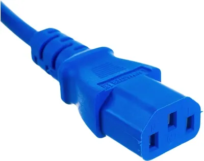 Кабель питания LANMASTER LAN-PP13/SH-3.0-BL, C13→Schuko, 3м, синий