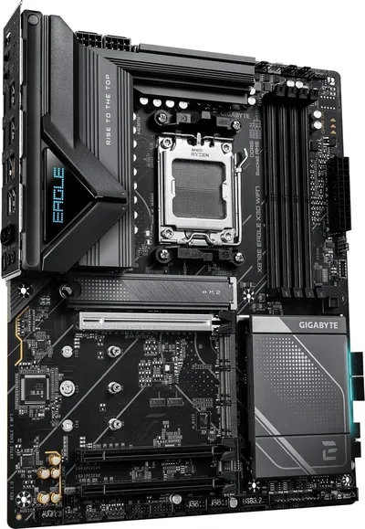 Материнская плата Gigabyte X870E EAGLE X3D WIFI7, AM5, X870E, 4xDDR5, ATX