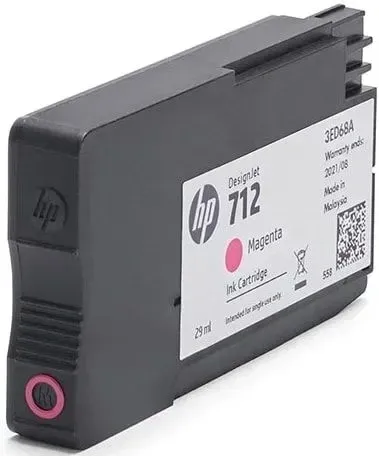 3ED68A - 712 29ml Magenta Ink Cartridge for DesignJet T230/T250/T630/T650