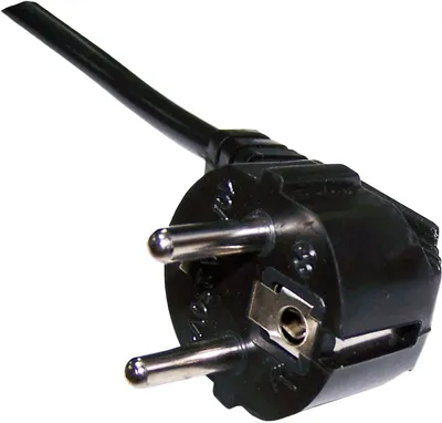 Шнур питания LANMASTER LAN-PP13/SHA-1.8-BK, C13-Schuko, 1.8м, 10А, черный