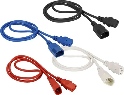 Кабель питания Lanmaster LAN-PP13/14-2.0-BL, C13-C14, 2 м, синий