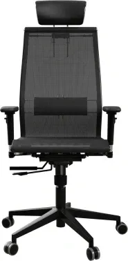 1F5.6.B.2F4  Кресло эргономичное Метта Samurai Black Edition 2.0 сиденье черный сетка  с  подголов.  крестов. полиамид