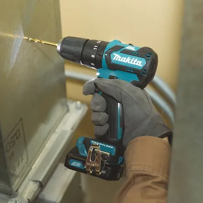 Дрель-шуруповёрт Makita HP332DZ, 10.8В, 10мм, без АКБ и ЗУ