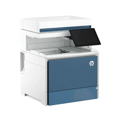 МФУ лазерный HP Color LaserJet Enterprise Flow MFP 6800zf, A4, цветной, белый/синий (6QN36A)