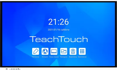 Интерактивный дисплей TeachTouch 637754, 75", Android 14, ИИ