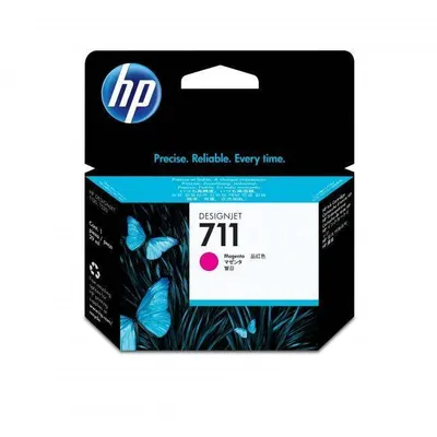 Картридж HP 711 струйный пурпурный (29 мл), поврежденная упаковка