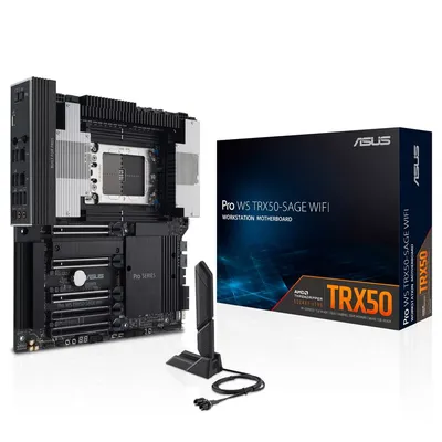 Материнская плата ASUS Pro WS TRX50-SAGE WIFI, sTR5, TRX50, DDR5, E-ATX