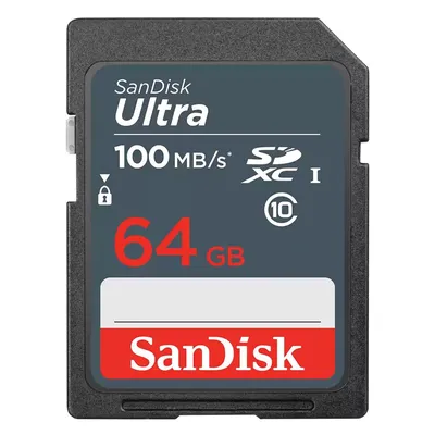 Карта памяти 64GB SDXC Sandisk Ultra Class 10 UHS-I U1 ( SDSDUNR-064G-GN3IN)