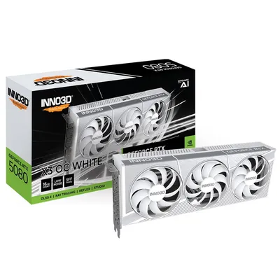Видеокарта INNO3D N50803-16D7X-17605211, GeForce RTX 5080, 16GB GDDR7, Retail