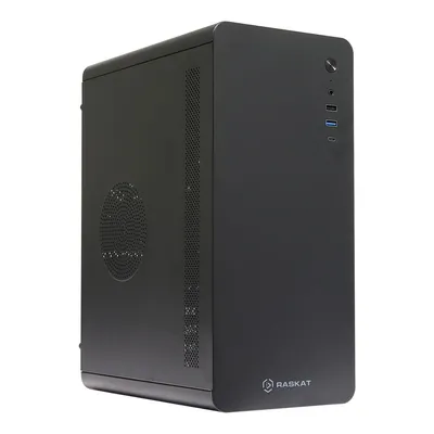 Системный блок Raskat STANDART 300, Intel Core i3-12100/16 ГБ DDR4/256 ГБ SSD/Intel UHD Graphics/Без ОС, черный (STANDART300185511)