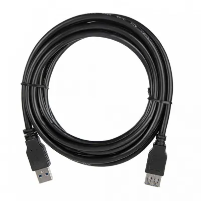 Кабель ACD-U3AAF-30L |ACD-U3AAF-30L| USB 3.0, A male - A feмale, ТТХ: |ACD-U3AAF-30L| (7/0.12BC+HDPE)*1P+|(7/0.12BC+HDPE)*2C+7/0.12BC+AL|*2P +7/0.16BC*2C+AL+7/0.12BC+B(80/0.12AL)PVC5.5, Черный, 3м (742156)