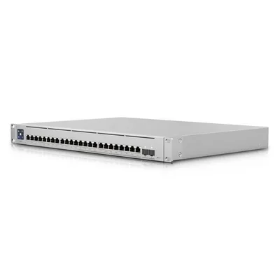 Ubiquiti UniFi Switch Enterprise Campus 24 PoE PoE-коммутатор в стойку, 16х 10G RJ45, 8х 2.5G RJ45, 2х 10G SFP28, раздача 1050 Вт